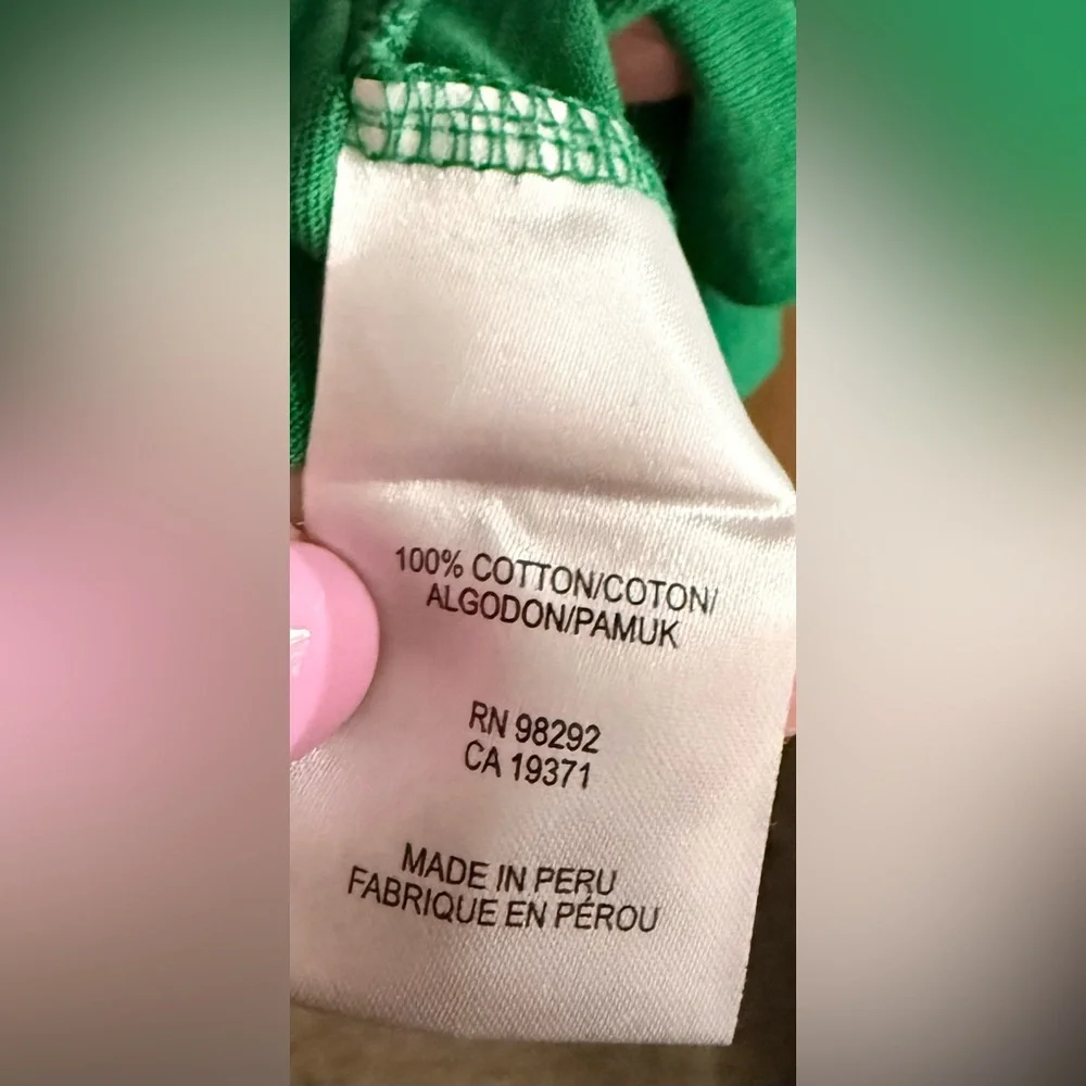 Amazing Green Tibi Sleeveless 100% Peruvian Cotton T-Shirt Dress! Sz 8. - Picture 9 of 10